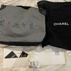 Chanel large cloth bag